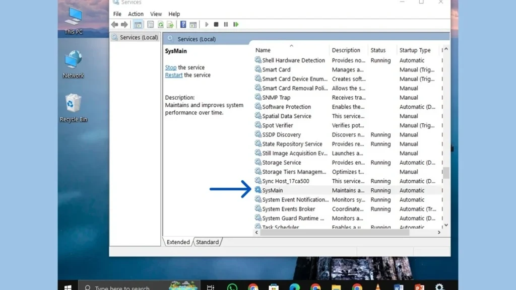 Disable SysMain (Superfetch) Service