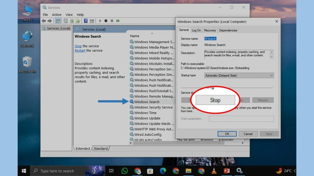 Windows Search Indexing